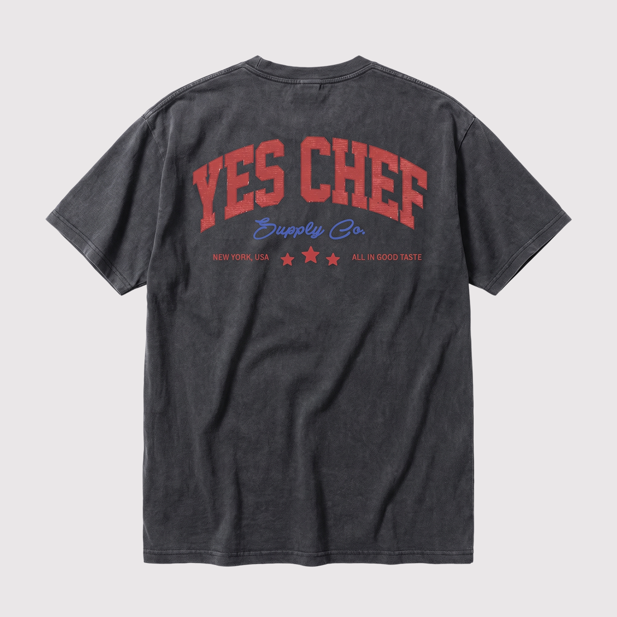 Stars Tee Black – Yes Chef Supply Co.