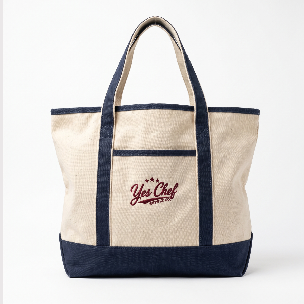 Oversized Tote Bag Navy – Yes Chef Supply Co.
