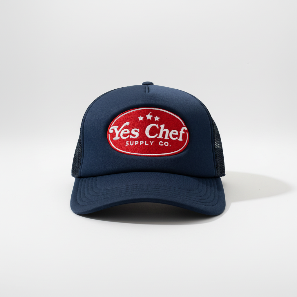 The Yes Chef Patch - Navy