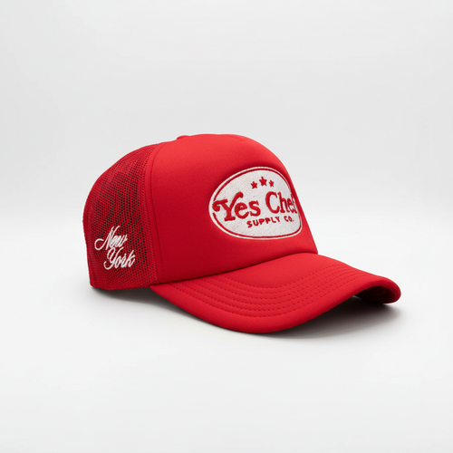 The Yes Chef Patch - Red